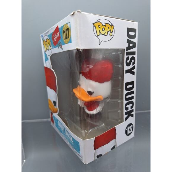 Funko POP! Disney Christmas Donald Duck #1128 and Daisy Duck #1127 Vinyl Figure - Picture 11 of 12